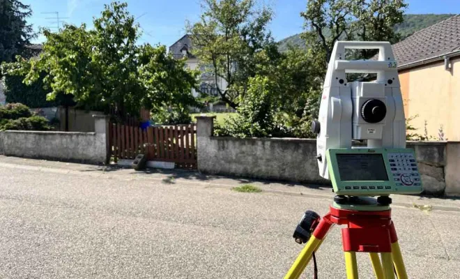 Vérification du périmètre de la parcelle cadastrale en vue du dépôt d’un Permis de Construire à BERGHOLTZ-ZELL, Rouffach, AK.GEO Géomètre-Expert